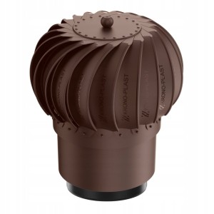 NASADA KOMINOWA OBROTOWA KULISTA FI 200 RAL 8017 Z REDUKCJĄ NA FI 160