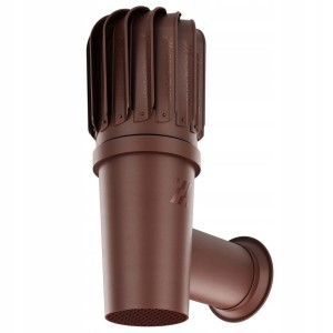 Kominek Ścienny ROTOLINE Boczny Fi 110 Brąz