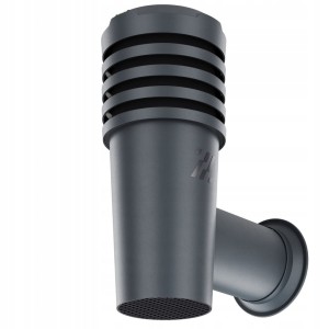 Kominek Ścienny Boczny SideVent Fi 110 Antracyt