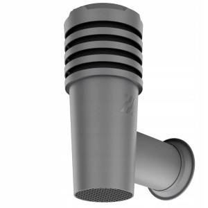 Kominek Ścienny Boczny SideVent Fi 110 SZARY 7024