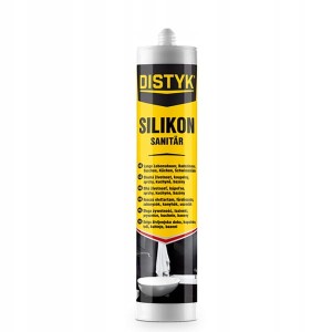 Silikon sanitarny bezbarwny 310 ml DISTYK od DEN BRAVEN