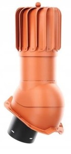 KOMINEK PODŁUŻNY OBROTOWY 150 DO BLACHY TRAPEZOWEJ T18 CEGLASTY RAL 8004