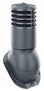 KOMINEK 150 OCIEPLONY DO BLACHY TRAPEZOWEJ T18 ANTRACYT RAL 7016