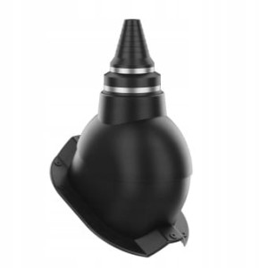 PRZEJŚCIE ANTENOWE DO BLACH TRAPEZOWYCH T35 CZARNY RAL 9005