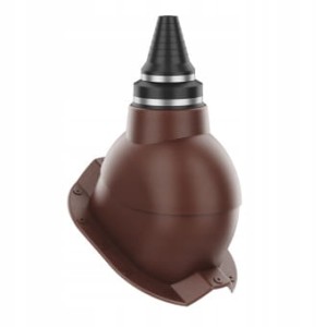 PRZEJŚCIE ANTENOWE DO BLACH TRAPEZOWYCH T35 JASNY BRĄZ RAL 8017