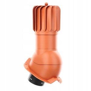 KOMINEK PODŁUŻNY OBROTOWY 150 DO BLACHY TRAPEZOWEJ T35 CEGLASTY RAL 8004