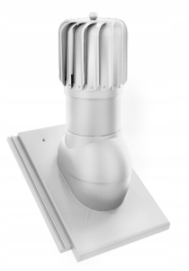 KOMINEK ROTOLINE ALUMINIOWY BRAAS TEVIVA SZARY KRYSZTAŁ