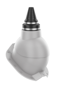 PRZEJŚCIE ANTENOWE DO BLACH TRAPEZOWYCH T35 JASNOSZARY RAL 7036