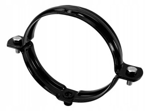 OBEJMA DO RUR SPUSTOWYCH METAL CZARNA fi 110