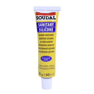 SOUDAL SILIKON SANITARNY W TUBCE BIAŁY