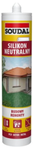 SOUDAL SILIKON NEUTRALNY CZARNY