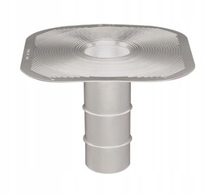 WPUST DACHOWY KIELICH WPUSTOWY DO MEMBRAN PVC ŚREDNICA 75mm  