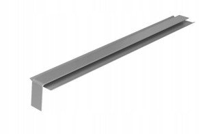 ŁĄCZNIK PARAPETU PROSTY ALUMINIOWY TYPU "H" SREBRNY 9006