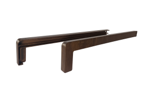 ZAKOŃCZENIA ZAŚLEPKI PARAPETU ALUMINIOWE PREMIUM 40 cm Orzech Drewnopod.