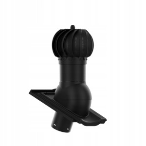 KOMINEK ROTOLINE 125 DO DACHÓWKI TONDACH STODO/CONTITON 12 Czarny