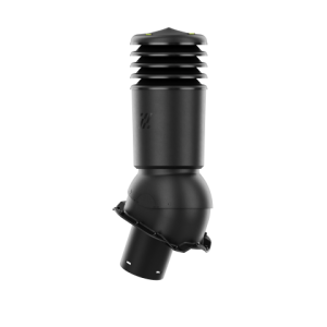 KOMINEK OC. HiVent 125 do Blachy Trapezowej T14 RAL 9005 Czarny