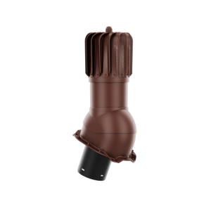 KOMINEK OBROTOWY PODŁUŻNY FI 125 do Blachy Trapezowej T14 RAL 8017  Brązowy