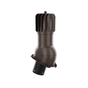 KOMINEK OBROTOWY PODŁUŻNY FI 150 do Blachy Trapezowej T14 RAL 8019 Ciemny Brąz