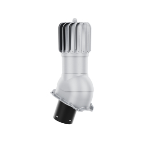 KOMINEK OBROTOWY PODŁUŻNY FI 150 do Blachy Trapezowej T14 RAL 9006 Srebrny