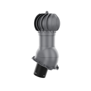 KOMINEK OBROTOWY KULISTA FI 150 do Blachy Trapezowej T14 RAL 7024 Grafit