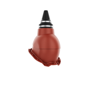 PRZEJŚCIE ANTENOWE DO BLACH TRAPEZOWYCH T14 RAL 3009 Czerwony / Wiśnia