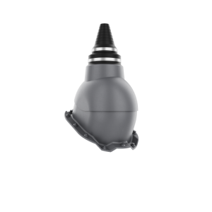 PRZEJŚCIE ANTENOWE DO BLACH TRAPEZOWYCH T14 RAL 7024 Grafit