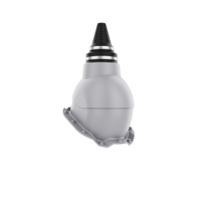 PRZEJŚCIE ANTENOWE DO BLACH TRAPEZOWYCH T14 RAL 7036 Jasnoszary