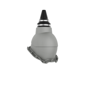 PRZEJŚCIE ANTENOWE DO BLACH TRAPEZOWYCH T14 RAL 9007 Srebrny Metalic