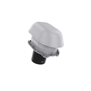 WYWIETRZNIK SANITARNY FI 125 DO BLACH TRAPEZOWYCH T14 RAL 7036 Jasnoszary