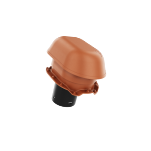 WYWIETRZNIK SANITARNY FI 125 DO BLACH TRAPEZOWYCH T14 RAL 8004 Ceglasty