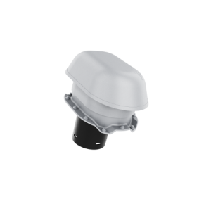 WYWIETRZNIK SANITARNY FI 125 DO BLACH TRAPEZOWYCH T14 RAL 9006 Srebrny