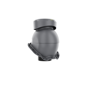 WYWIETRZNIK KANALIZACYJNY FI 110 DO BLACH TRAPEZOWYCH T14 RAL 7024 Grafit