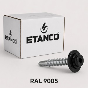 WKRĘTY FARMERSKIE TORX 4,8x35mm RAL 9005 250szt ETANCO