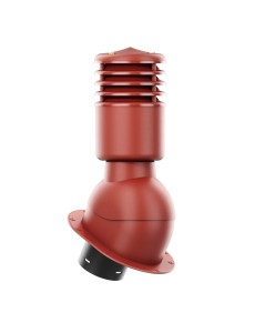 KOMINEK WENTYLACYJNY OCIEPLONY Ø 125mm (WIŚNIA RAL 3009)