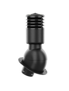 KOMINEK WENTYLACYJNY OCIEPLONY Ø 125mm (CZARNY RAL 9005)