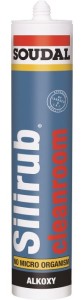 Silikon Spożywczy Soudal SILIRUB CLEANROOM Biały