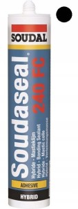 SOUDAL SOUDASEAL 240FC KLEJ USZCZELNIACZ CZARNY