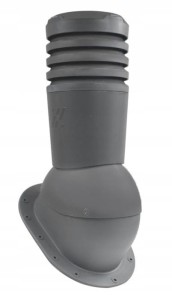KOMINEK WENTYLACYJNY Ø 125mm DO POKRYĆ PŁASKICH (GRAFIT 7024)
