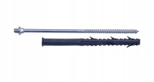 WKRĘT ŚRUBA DWUGWINTOWA DO OBEJM M8 - 200 mm