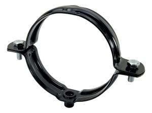 OBEJMA DO RUR SPUSTOWYCH METAL GRAFIT 90