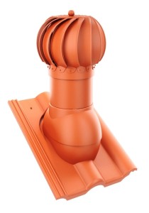 KOMINEK OBROTOWY KULISTY Ø 150 mm DO DACHÓWKI BRAAS ROMAŃSKA CEGŁA