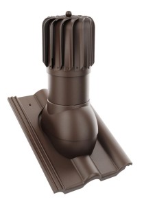 KOMINEK OBROTOWY PODŁUŻNY Ø 150 mm DO DACHÓWKI BRAAS ROMAŃSKA KASZTAN