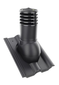 KOMINEK WENTYLACYJNY ⌀ 150mm DO DACHÓWKI BRAAS ROMAŃSKA GRAFIT