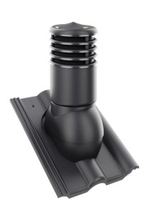 KOMINEK WENTYLACYJNY  OC. ⌀ 150mm DO DACHÓWKI BRAAS ROMAŃSKA GRAFIT