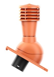 KOMINEK WENTYLACYJNY ⌀ 125mm DO DACHÓWKI BRAAS TEGALIT CEGŁA