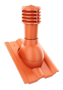 KOMINEK WENTYLACYJNY ⌀ 125mm DO DACHÓWKI EURONIT EXTRA CEGLASTY