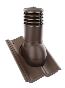 KOMINEK WENTYLACYJNY ⌀ 150mm DO DACHÓWKI EURONIT "S" BRĄZ