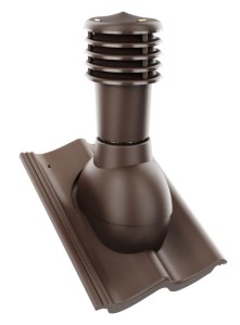 KOMINEK WENTYLACYJNY ⌀ 125mm DO DACHÓWKI BAŁTYCKA "S" BRĄZ