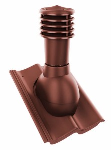 KOMINEK WENTYLACYJNY ⌀ 125mm DO DACHÓWKI BAŁTYCKA "S" KASZTAN