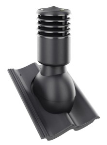 KOMINEK WENTYLACYJNY  OC. ⌀ 125mm DO DACHÓWKI BAŁTYCKA "S"  ANTRACYT 